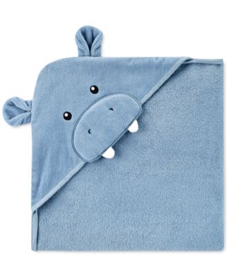 Carter's - Baby Boys Cotton Hooded Hippo Towel