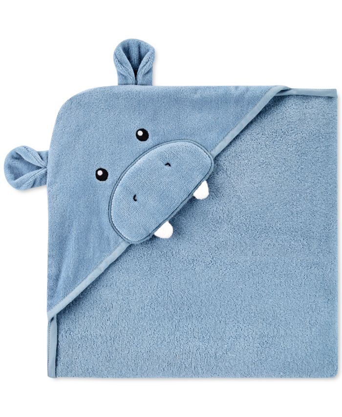 Carter's Baby Boys Cotton Hooded Hippo Towel & Reviews - All Baby Gear & Essentials - Kids - Macy's
