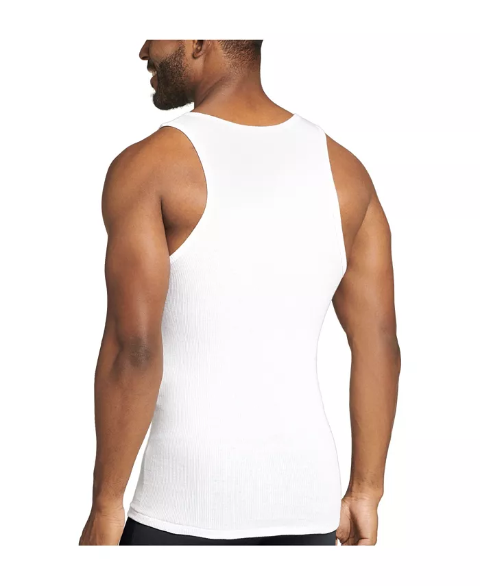 Men's 4-Pack Cotton Tank Tops - thumbnail 3