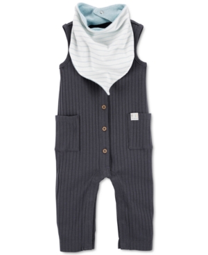 Carter's Baby Boys 2-Piece Jumpsuit & Bandana Bib Set