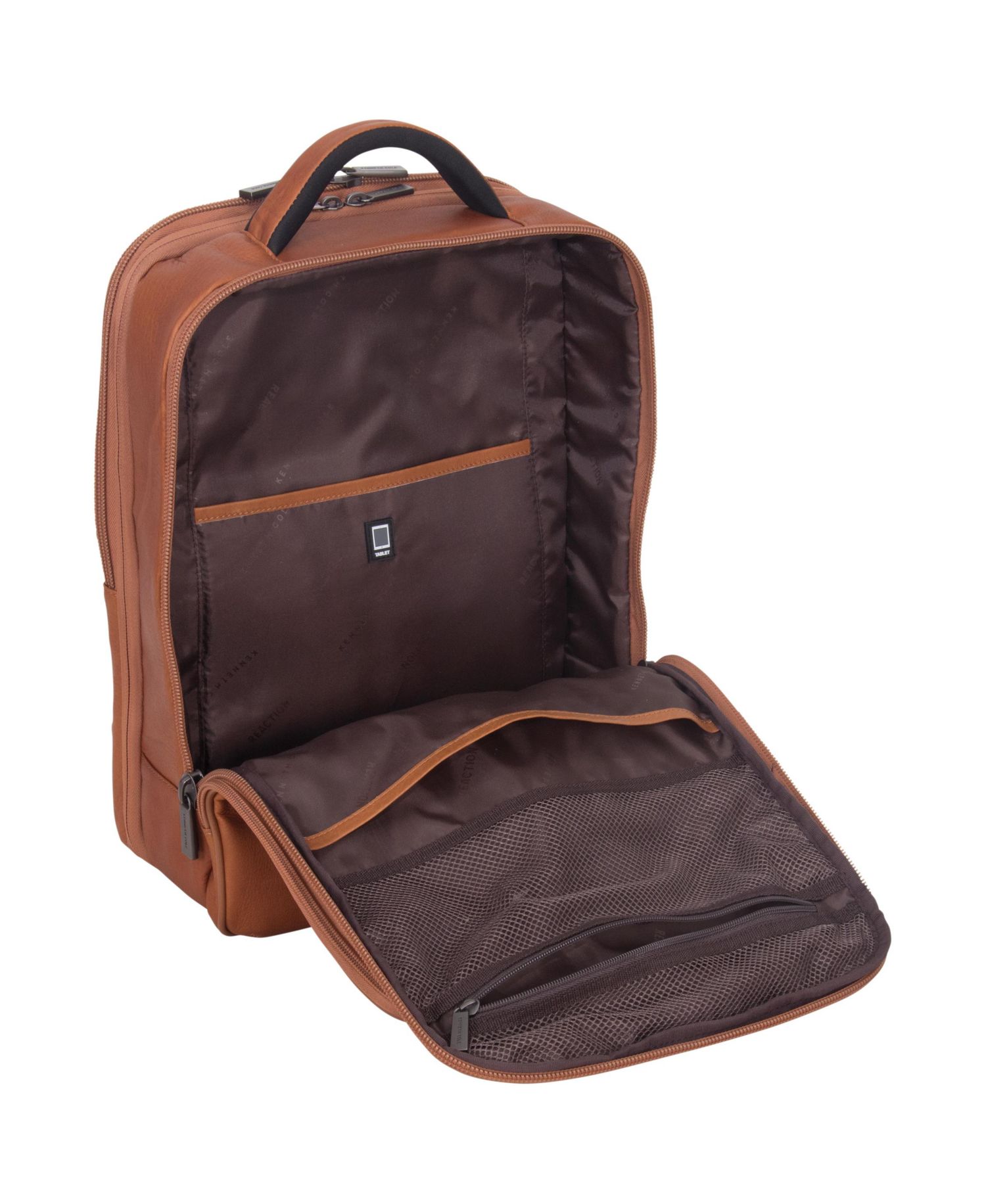 Full-Grain Colombian Leather 16" Laptop Tablet Travel Backpack