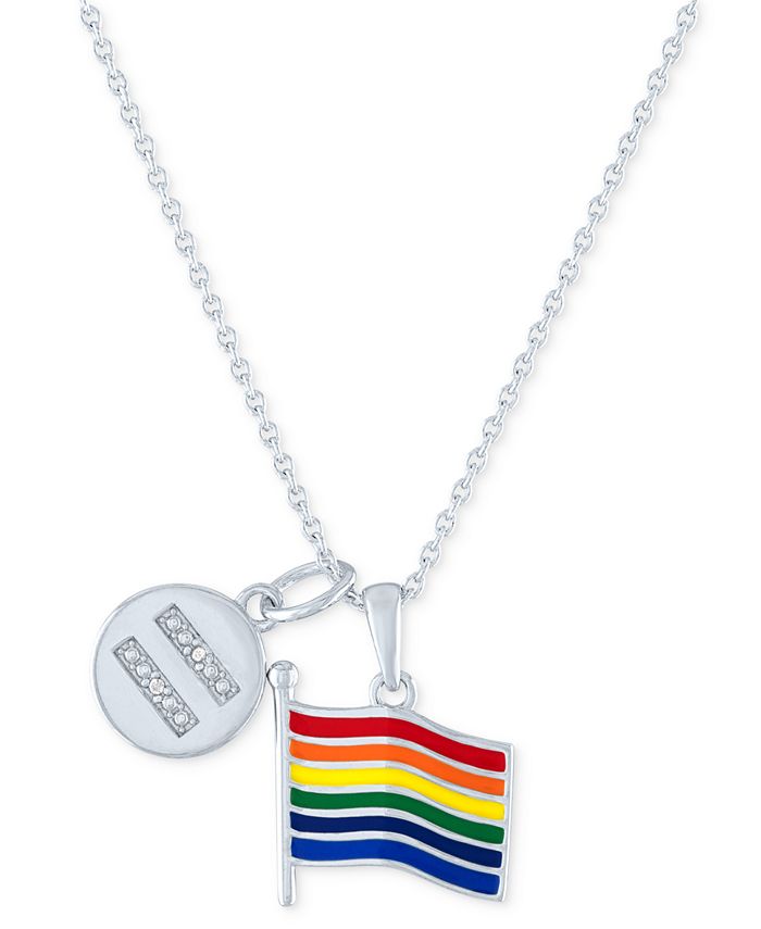 Pride flag outlet necklace