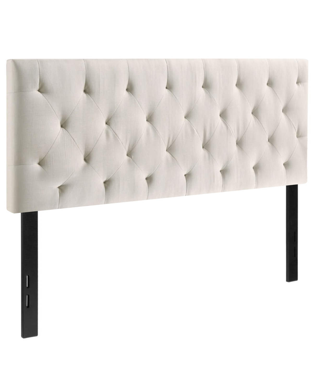 Belle Isle Furniture Auburndale Modern Metal Tufted Rubberwood