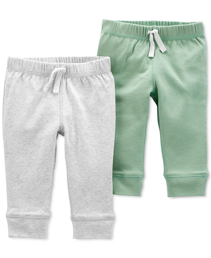 Carter's Baby 2-Pk. Cotton Jogger-Style Pants - Macy's