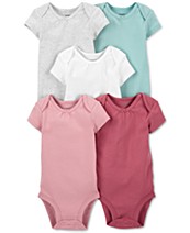Baby Girls Baby Boys Bodysuits Ex Store 4/5/6 Pack 100% Cotton 