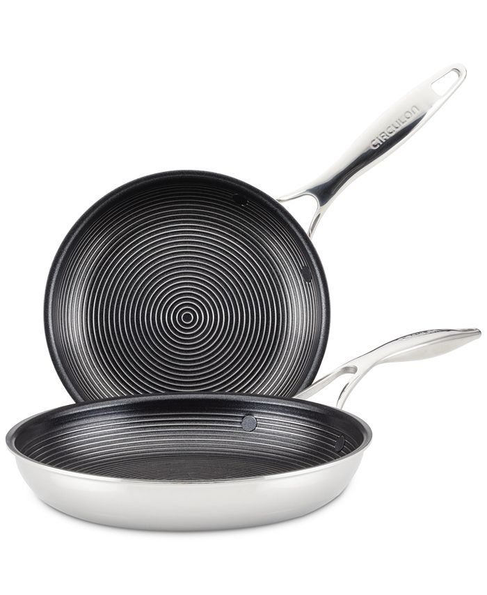 Circulon SteelShield CSeries TriPly Clad Nonstick Frying Pan Set, 2