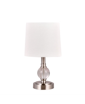FANGIO LIGHTING CRYSTAL TABLE LAMP WITH USB PORT