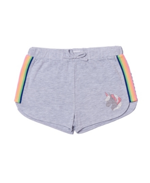 Big Girls Flip Sequin Graphic Shortie Shorts