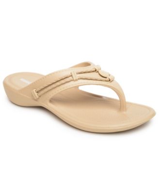 anne klein glynis flat sandals