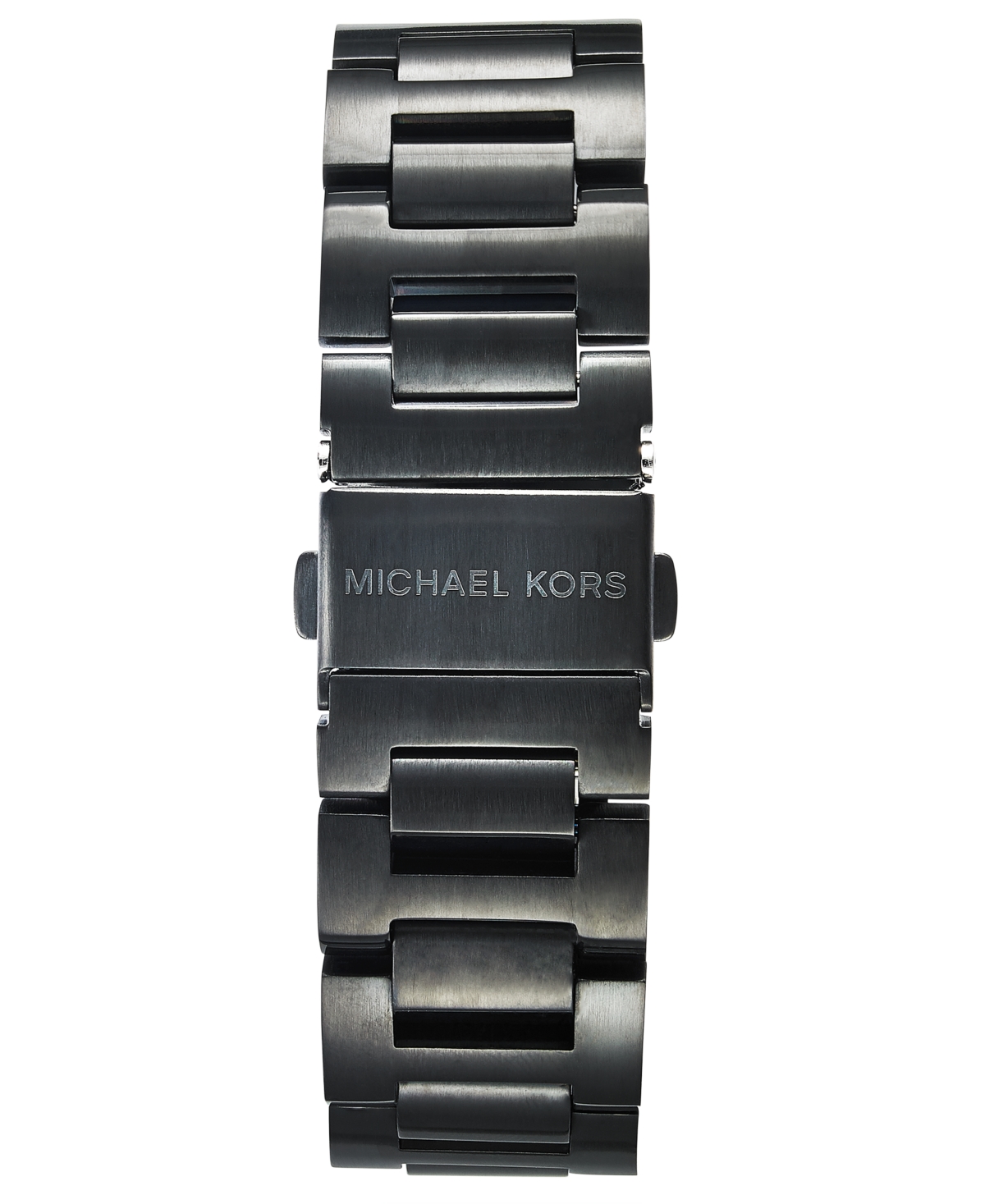 Shop Michael Kors Men's Brecken Chronograph Black Stainless Steel Bracelet Watch 45mm