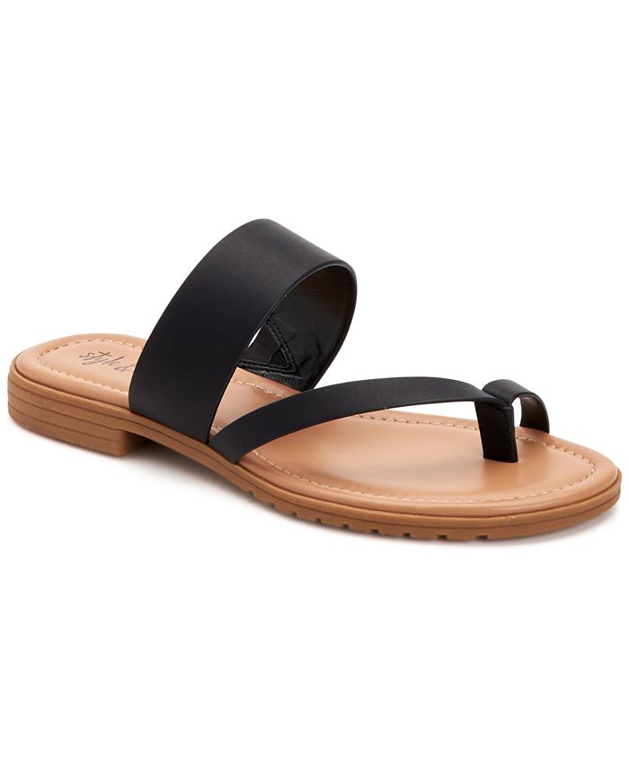 Style & Co Sallee Flat Sandals, Created for Macy's - Macy's