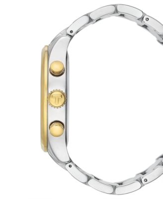 Men's Swiss Chronograph Chrono XL Classic Two-Tone Stainless Steel Bracelet Watch 45mm