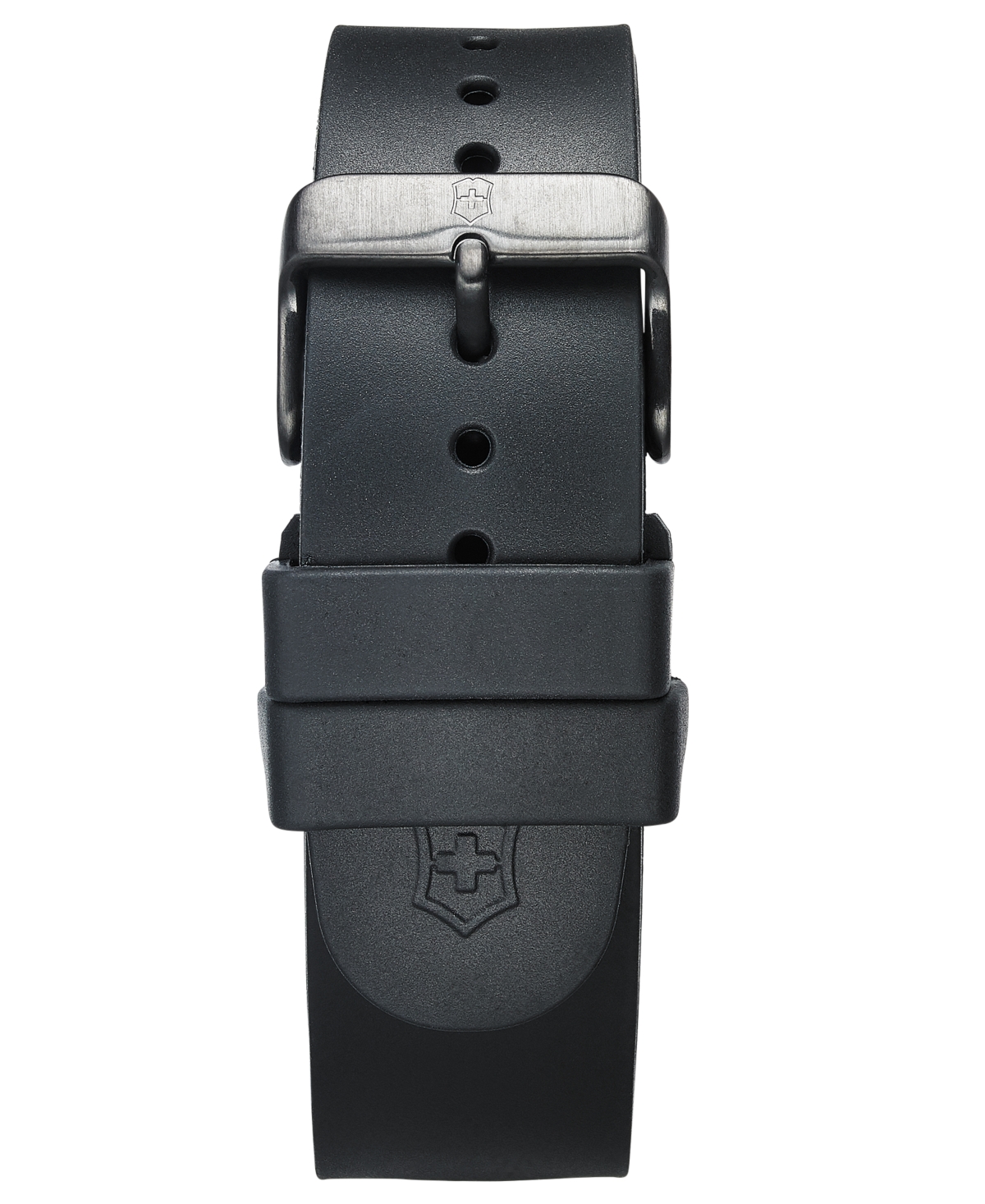 Shop Victorinox Men's Chronograph Fieldforce Sport Black Rubber Strap Watch 42mm