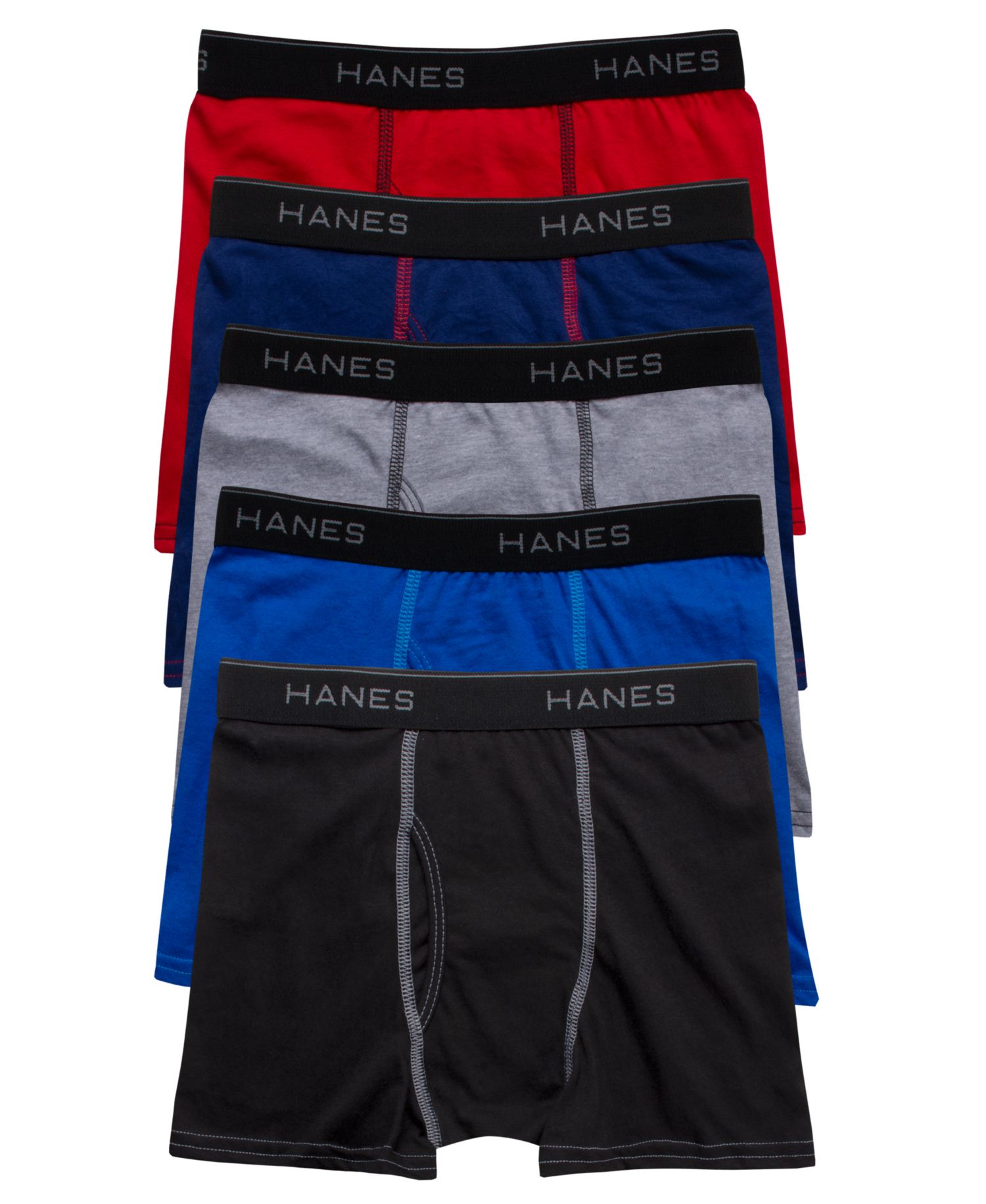 Big Boys Ultimate Cotton Blend Boxer Briefs, Pack of 5
