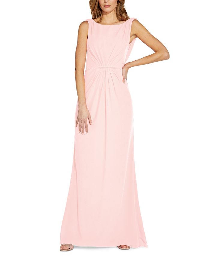 Adrianna Papell DrapeBack Gown Macy's