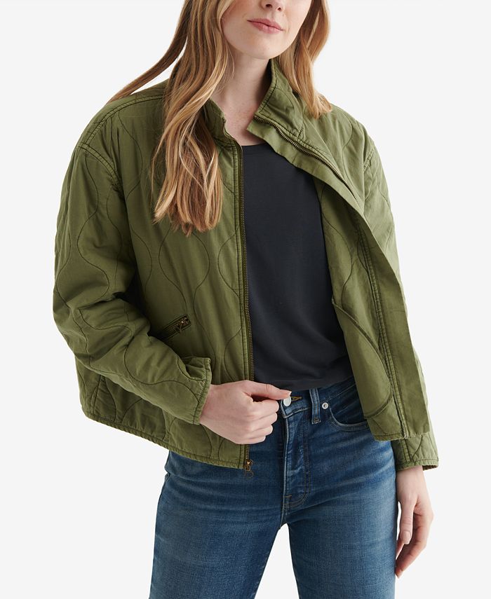Lucky Brand Women's Carry On Quilted Jacket - Macy's