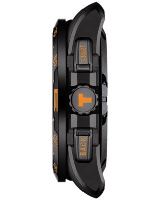 Men's Swiss T-Touch Connect Solar Black Rubber Strap Smart Watch 48mm