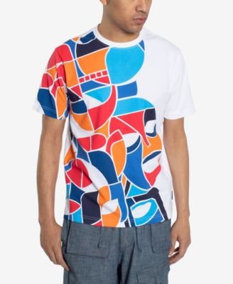 Abstract Faces Graphic T-shirt 