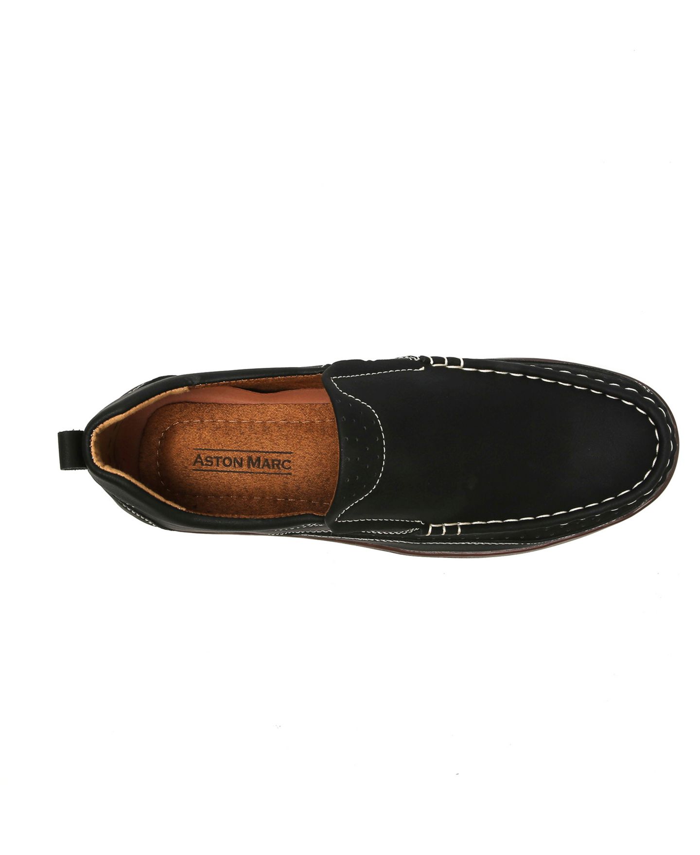 Мужские туфли Aston Marc Slip On Comfort Casual, цвет: Чёрный — фото 4