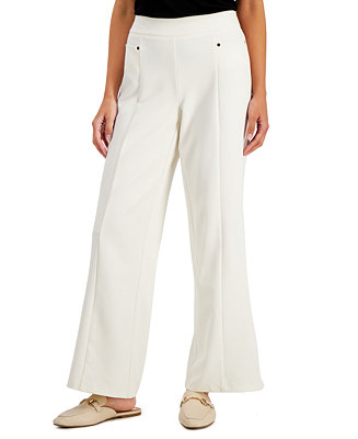 JM Collection Petite Wide-Leg Pants, Created for Macy's - Macy's