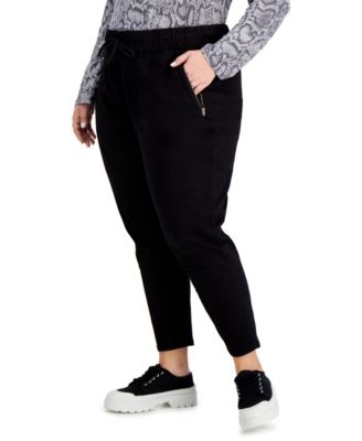 plus size pull on pants with pockets