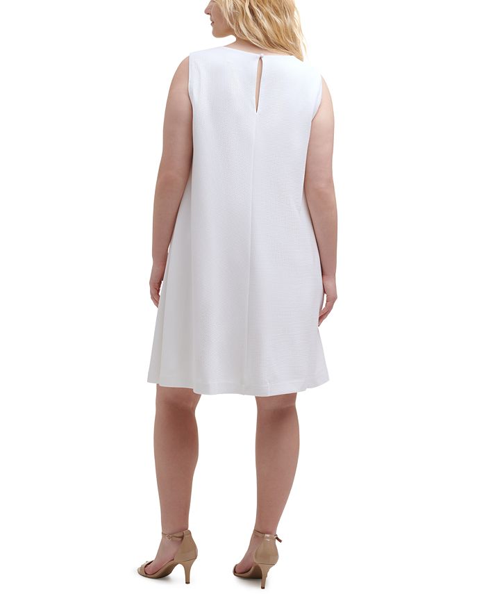 Jessica Howard Plus Size Trapeze Dress - Macy's