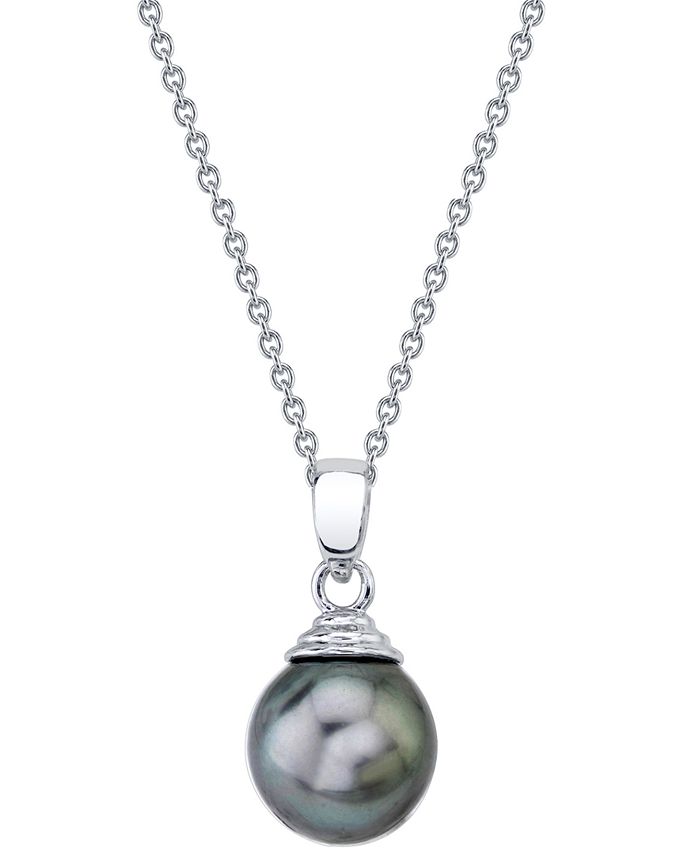 Macy's tahitian clearance pearl necklace