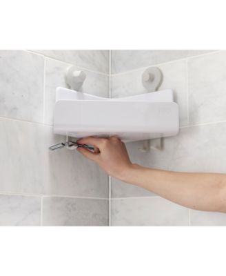 EasyStore™ Corner Shower Caddy with Mirror