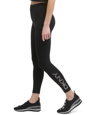 Dkny Sport Women's Sequined Logo Leggings