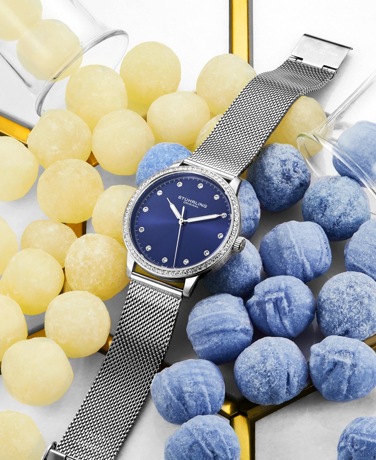 Women's Silver-Tone Mesh Bracelet Watch 38mm
