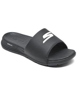 wide width mens slides