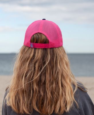 Women's Adjustable Snap Back Mesh Palm Tree Trucker Hat