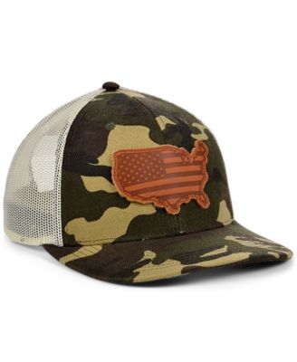 Local Crowns United States of America Woodland State Patch Curved Trucker Cap