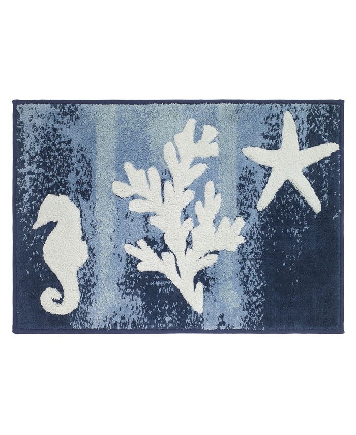 Avanti Batik Coastal Rug, 21" x 34" & Reviews Bath Rugs & Bath Mats