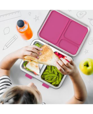 Kids Stainless Steel Leak-Resistant Lunch Box (Blue)