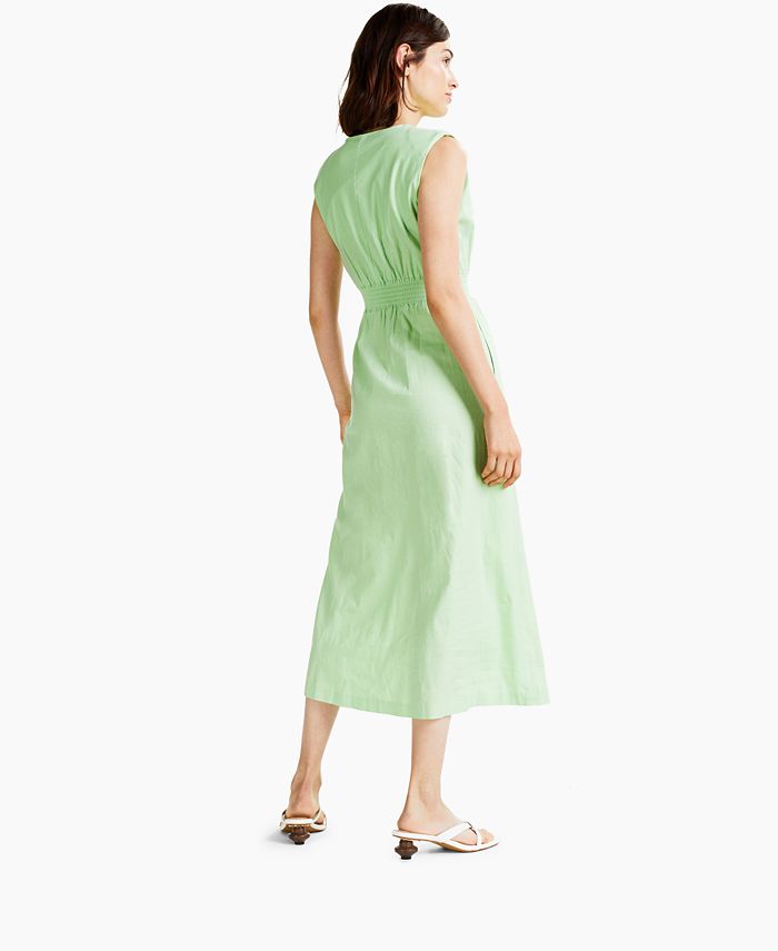 Alfani V-Neck Sleeveless Dress, Created for Macy's - Macy's