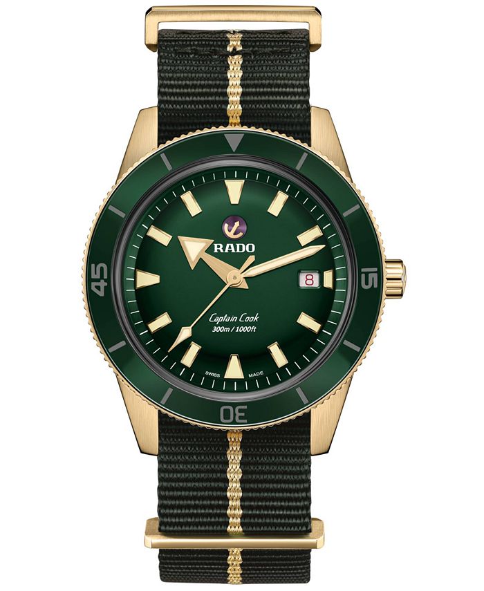 Green Swiss Army Nato Strap Watches For Air Force Military