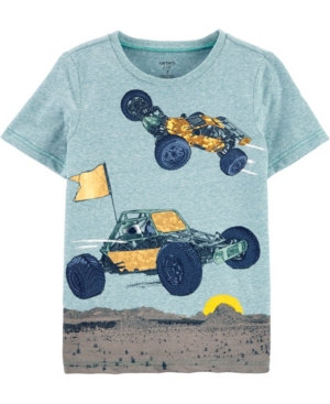 Big Boys Race Car Knit T-shirt