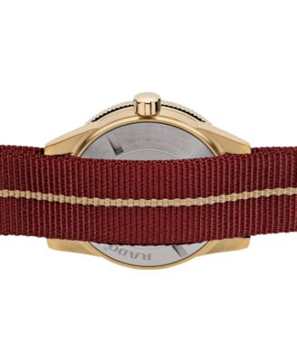 Men's Swiss Automatic Captain Cook Red NATO Strap Watch 42mm