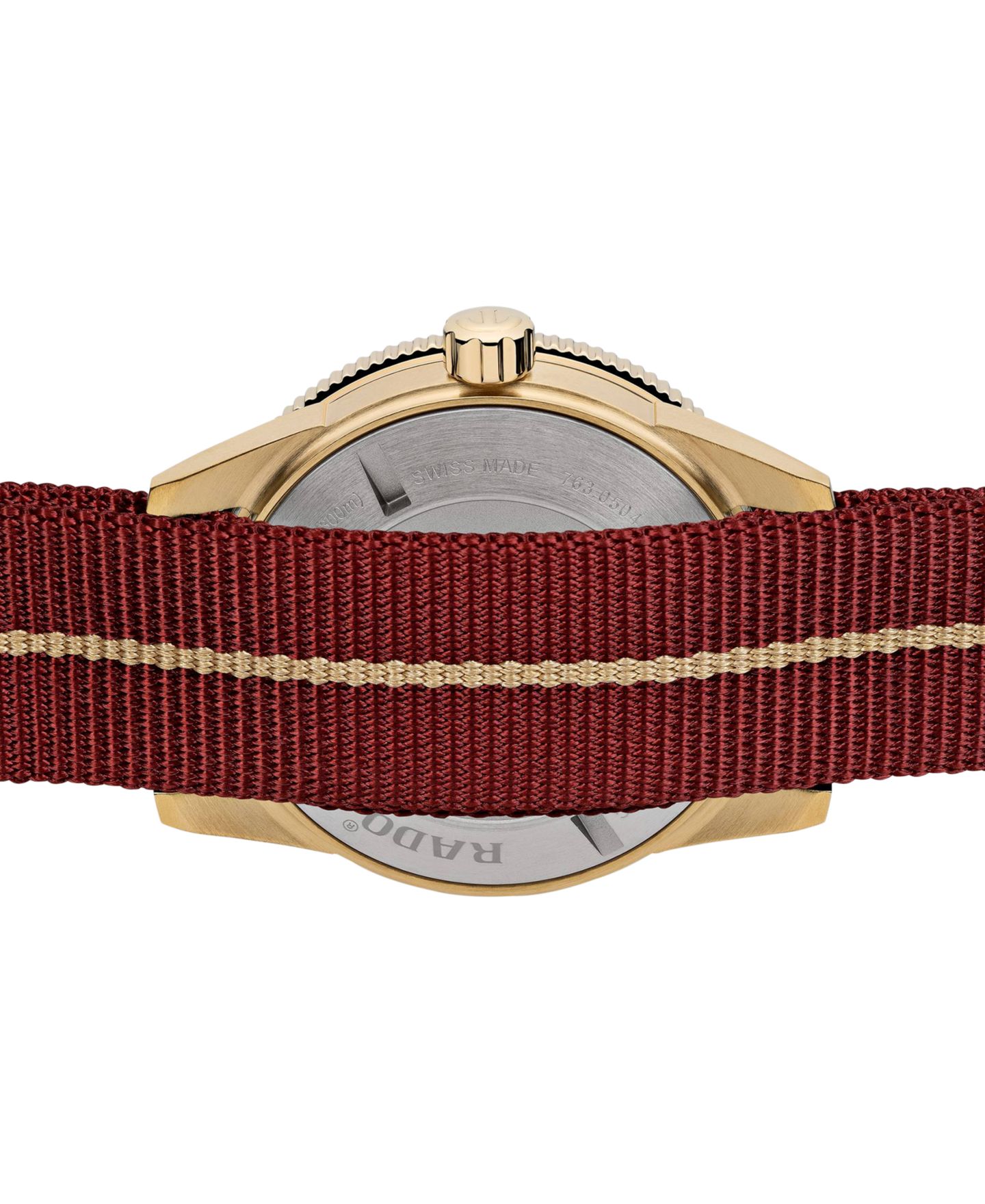 Мужские часы Rado Swiss Automatic Captain Cook Red Nato Strap Watch 42mm — фото 3
