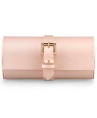 Women's Swiss Automatic Captain Cook Diamond (1/20 ct. t.w.) Pink Leather Wrap Strap Watch 37mm