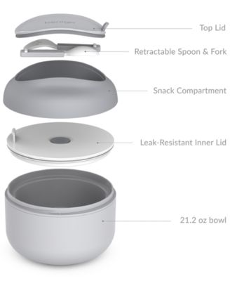 Insulated Bowl 2 with Snack Compartment 