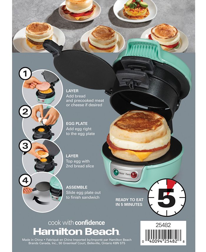 Hamilton Beach Breakfast Sandwich Maker Macy