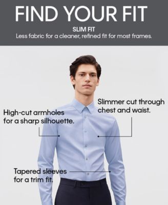 Men's Slim-Fit Stretch Dress Shirt, Online Exclusive Created for Macy's