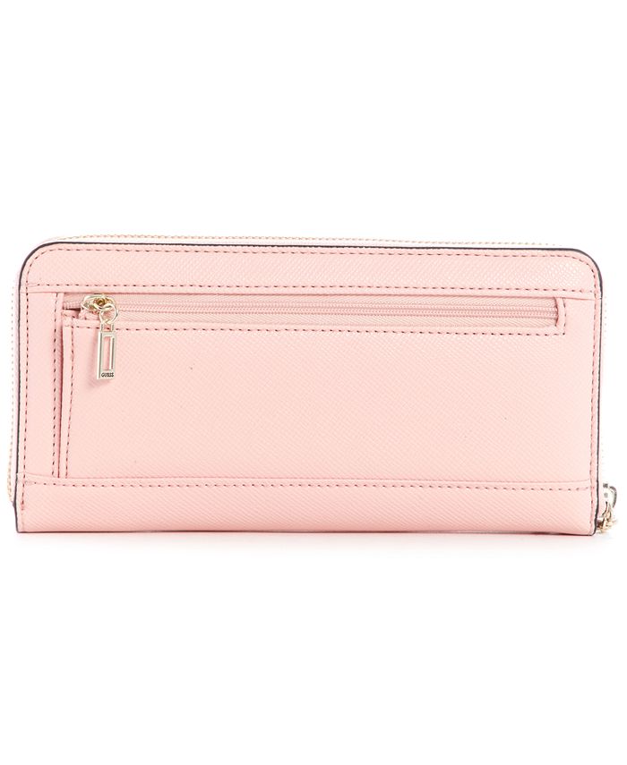 GUESS Katey Large Zip-Around Wallet - Macy's