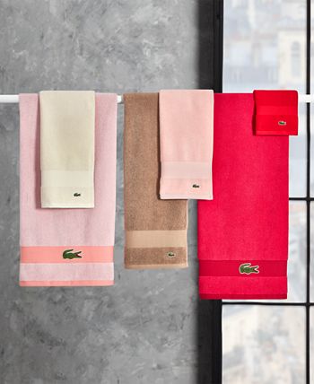 Lacoste Heritage Antimicrobial Bath Towel
