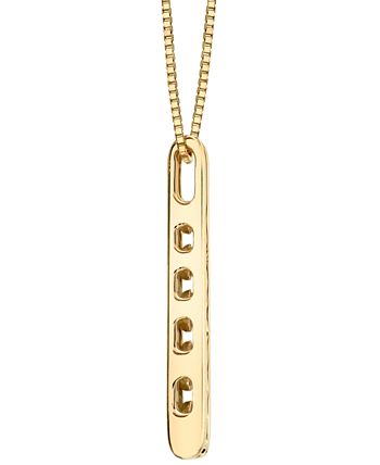 Sirena - Diamond Graduated Ladder 18" Pendant Necklace (1/2 ct. t.w.) in 14k Gold