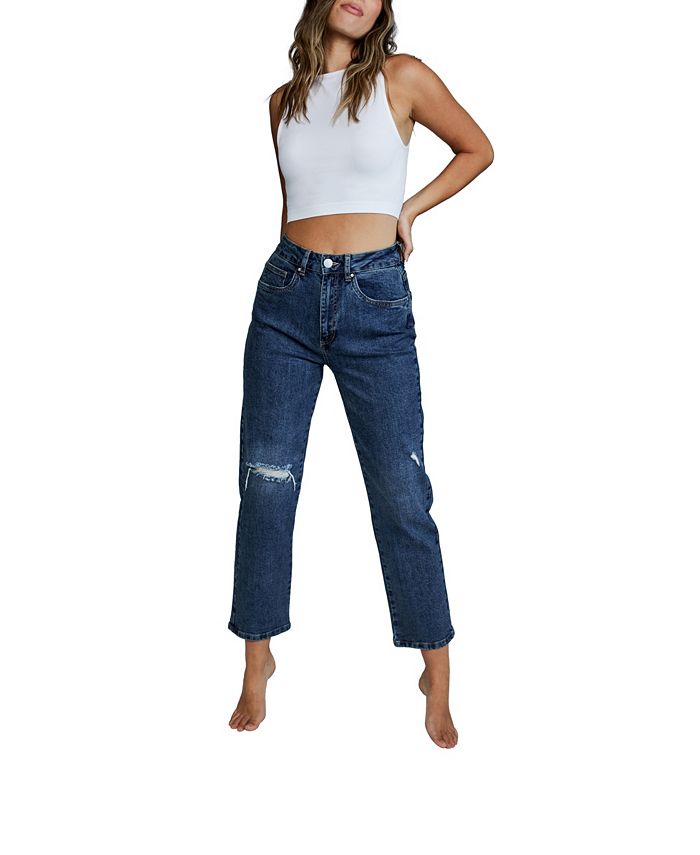 COTTON ON Women's Straight Stretch Jeans Macy's