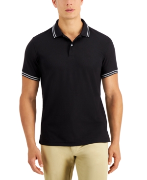 Club Room Men's Performance Stripe Polo Created for Macy's