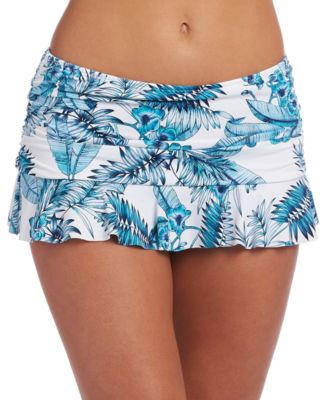 La Blanca - Tranquility Palm Ruffled Swim Skirt